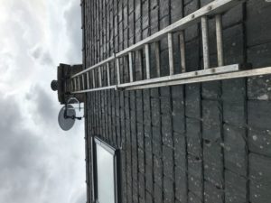 A steep roof