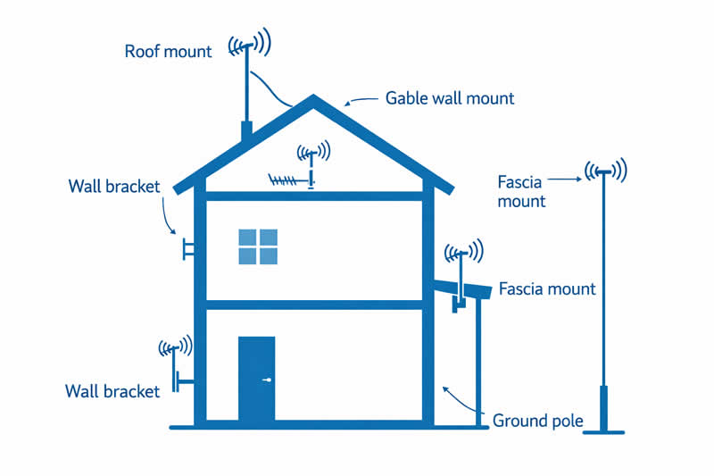 Best Places to Install a TV Aerial Without a Chimney